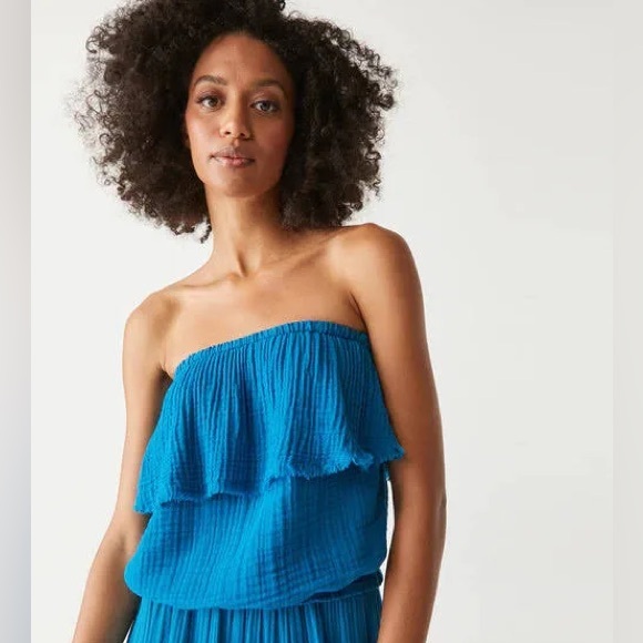 MICHAEL STARS NWOT FLEUR GAUZE TOP - Picture 4 of 5